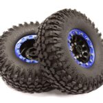 Billet Machined 12H Spoke XP 1.9 Wheel & Tire (2) for Scale Crawler (O.D.=114mm)