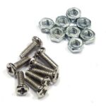 T2 Mounting Hardware M2x6 Screws & Nuts (6) for Off-Road Hooks