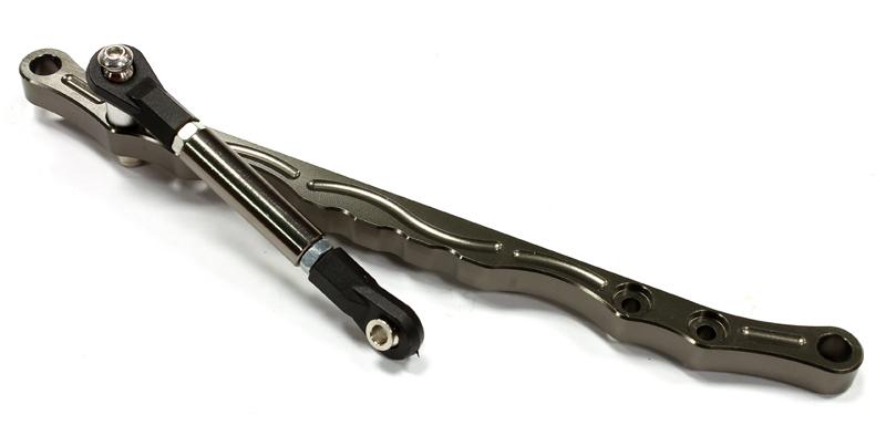 C25080GUN Billet Machined Steering Linkage Set for SCX-10, Dingo, Honcho & Jeep - Image 1