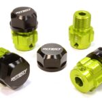 Billet Machined 17mm Wheel Hex (4) +6mm Offset for T-Maxx, 1/10 Revo & Summit