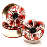 High Mass 1.9 Size Alloy 6 Spoke Beadlock Wheel (4) for Scale Off-Road Crawler