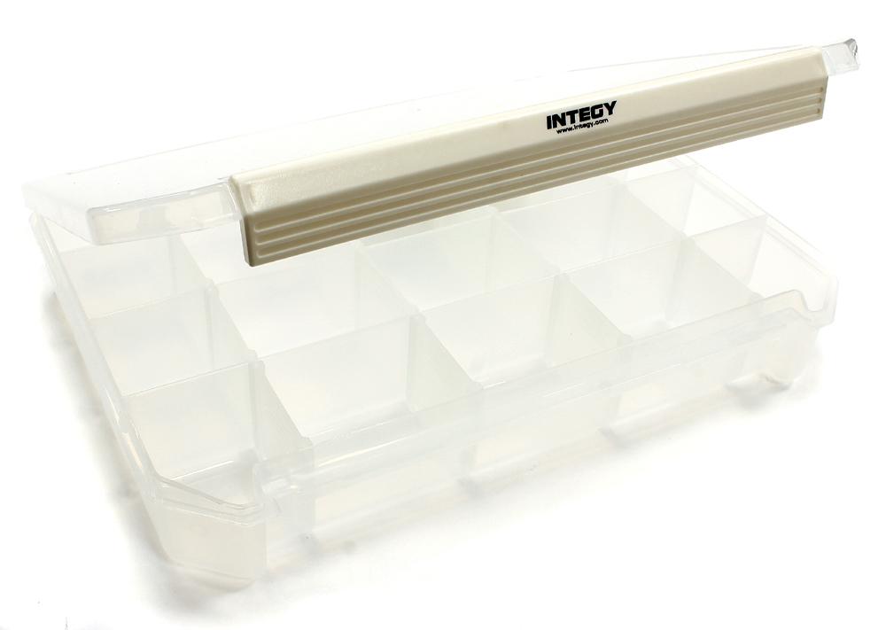 C25111 Plastic Storage Box 255x188x43mm for Small Parts & Hardware 20 Compartments - Image 1