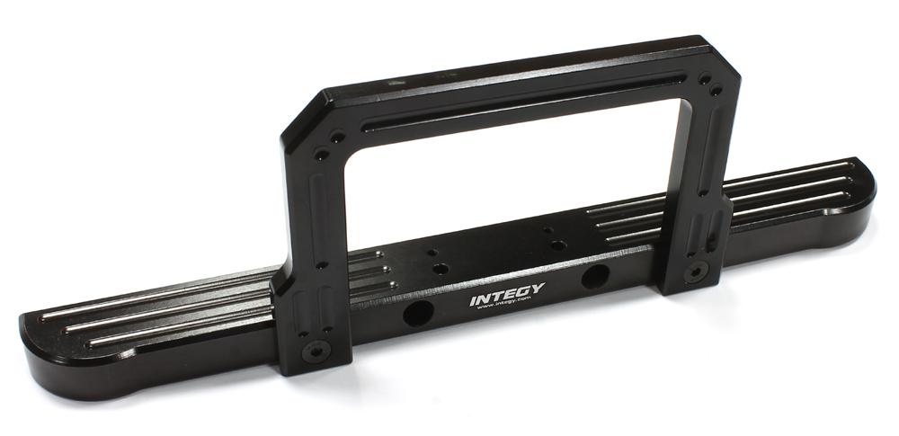C25157BLACK Billet Machined Realistic Front Bumper for 1/10 Type D90 Off-Road Scale Crawler - Image 1