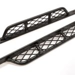 Realistic Steel Side Step for 1/10 Scale Rock Crawler w/ Hard Plastic Body