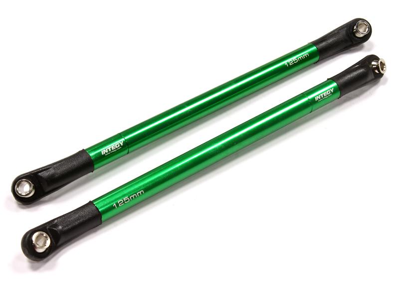 C25248GREEN 125mm-128mm Type Suspension Links w/ Angled Rod Ends for SCX-10 & Other Crawlers - Image 1