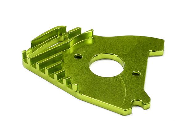 C25300GREEN Billet Machined Motor Heatsink for Traxxas Rustler 4X4 & Slash 4X4 LCG Chassis - Image 1