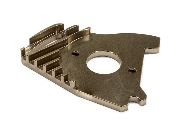 C25300GUN Billet Machined Motor Heatsink for Traxxas Rustler 4X4 & Slash 4X4 LCG Chassis - Image 1