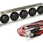 Roof Top Spot Light Set (L5) LED w/Stainless Steel Mount for 1/10, 1/8 & 1/5