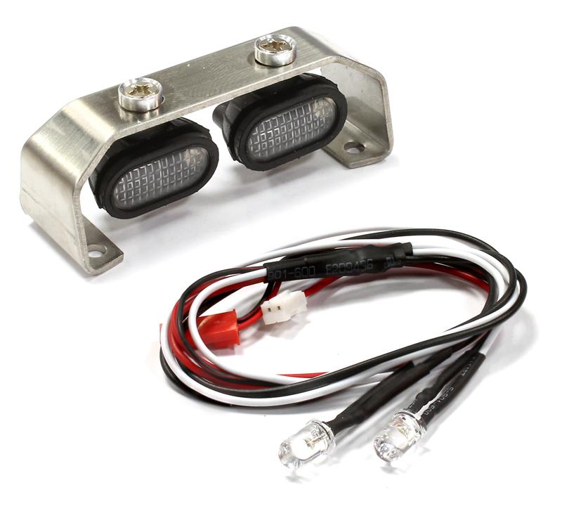 C25416 Roof Top Spot Light Set (S2) LED w/Stainless Steel Mount for 1/10, 1/8 & 1/5 - Image 1