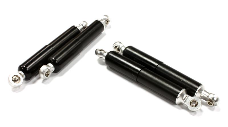C25441SILVER Realistic 82mm Alloy Off-Road Shock Set (4) for 1/10 Scale Rock Crawlers - Image 1