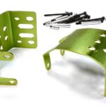 Alloy Skid Plate Assembly (2) for Axial SCX-10 Type Axle