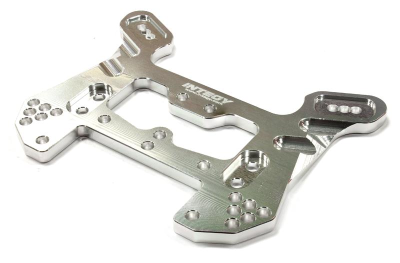 C25474SILVER Billet Machined Front Shock Tower for HPI 1/8 Apache C1 - Image 1