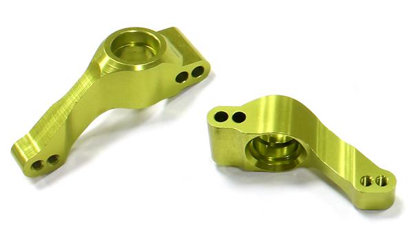 C25483GREEN Billet Machined Rear Hub Carriers for Traxxas 1/10 Nitro Slash 2WD - Image 1