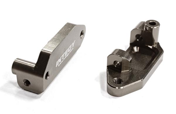 C25484GREY Billet Machined Caster Blocks for Traxxas 1/10 Nitro Slash 2WD - Image 1