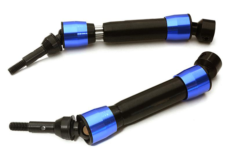 C25503BLUE V2XHD Steel Front Universal Drive Shaft(2) for Traxxas 1/10 Slash & Stampede 4X4 - Image 1
