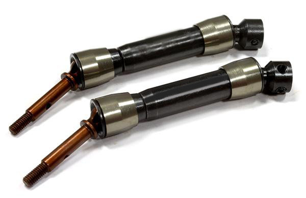 C25504GUN V2XHD Steel Rear Universal Drive Shaft (2) for Traxxas 1/10 Slash & Stampede 4X4 - Image 1