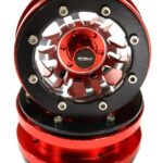 Billet Machined 6 Spoke Type 6D Off-Road 1.9 Size Wheel Set(2) for Scale Crawler