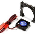 25x25x7mm High Speed Cooling Fan+Heatsink Mount for 36mm O.D. Motor