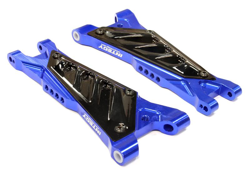 C25633BLUE Billet Machined Front Lower Arm for Associated ProLite 4X4 Ready-To-Run - Image 1