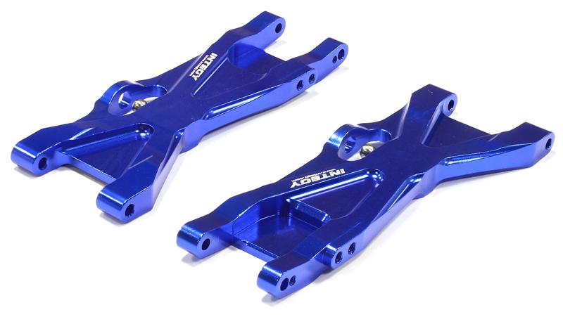 C25647BLUE Billet Machined Rear Lower Arm for Associated Short Course Truck SC10.2 - Image 1