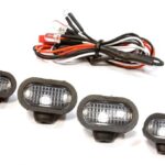 Realistic Spot Light (4) Set w/ LED for 1/10 & 1/8 Scale