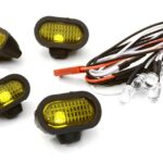 V2 Realistic Spot Light (4) Set w/ LED for 1/10 & 1/8 Scale