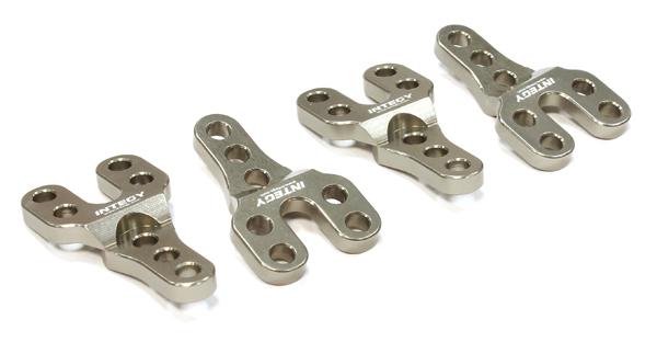 C25694GUN Billet Machined Shock Mount Lift Kit (4) for Axial 1/10 SCX-10 Scale Crawler - Image 1