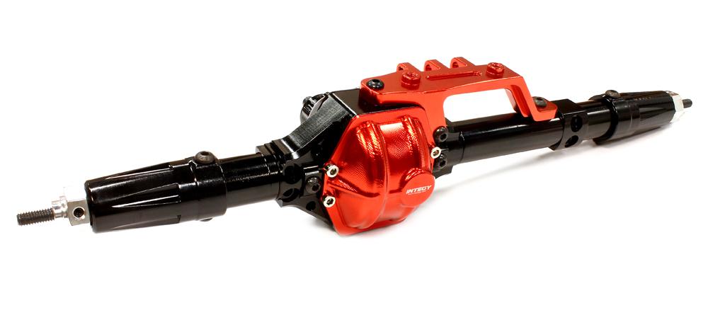 C25702BLACK Billet Machined T7 Complete Rear Axle Assembly for 1/10 Wraith 2.2 Rock Racer - Image 1