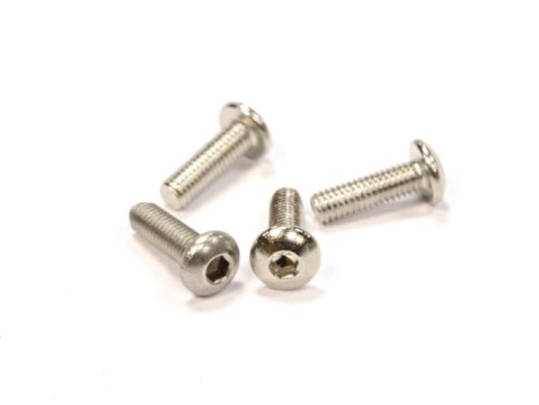 C25725 Hardware: Button Head Hex Screw (4) M3x10mm Size - Image 1