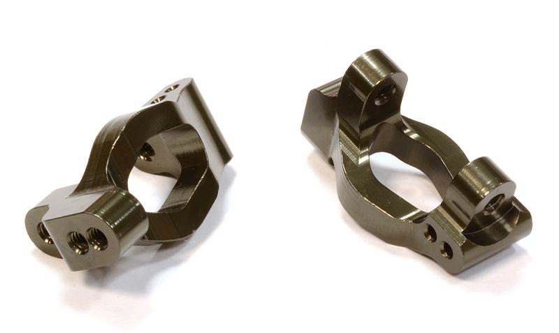 C25783GREY Billet Machined Caster Blocks for Traxxas LaTrax Rally 1/18 - Image 1