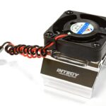 High Speed Silver Cooling Fan+Heatsink Mount for 40mm O.D. Motor