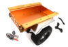 Realistic Leaf Spring 1/10 Size Utility Box Trailer for Scale Crawler Truck
