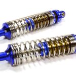 2 Stage Progressive Square Spring Shocks for SCX-10, SCX10 II & SCX10 III L=90mm