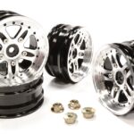 Billet Machined T1 Wheel Set (4) for Tamiya Scale Off-Road CC01