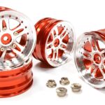 Billet Machined T1 Wheel Set (4) for Tamiya Scale Off-Road CC01