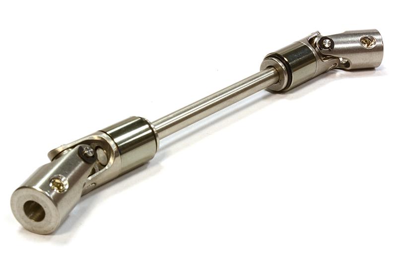 C25991GUN Billet Machined Stainless Steel Center Shaft for Tamiya Scale Off-Road CC01 - Image 1