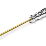 Professional Flat Head Screwdriver 3.0x0.5mm Ti-Nitride (Handle:18mm O.D.)