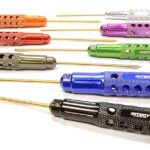 Professional LW Allen Wrench Set Ti-Nitride Hex 8pcs (Handle: 17-20mm O.D.)