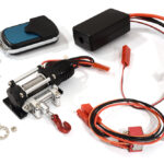 Billet Machined T12 Realistic High Torque Winch w/ Remote for Scale Crawler 1/10