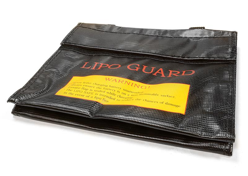 C26048BLACK LiPo Guard Medium Battery Bag (210x160x40mm) for Charging and Storage - Image 1