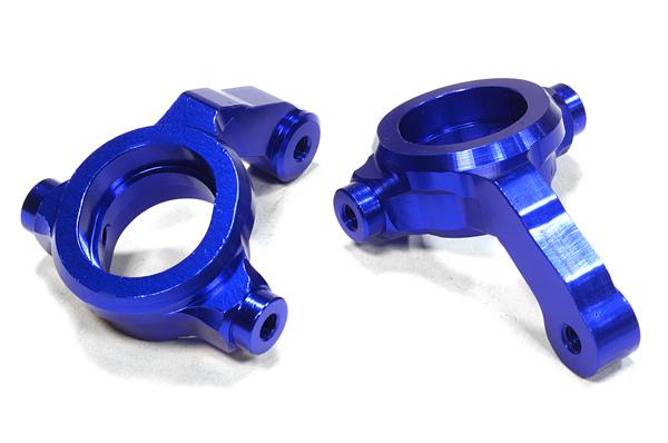 C26079BLUE Billet Machined Steering Knuckles for Associated RC10B5 & B5M (ASC90003) - Image 1