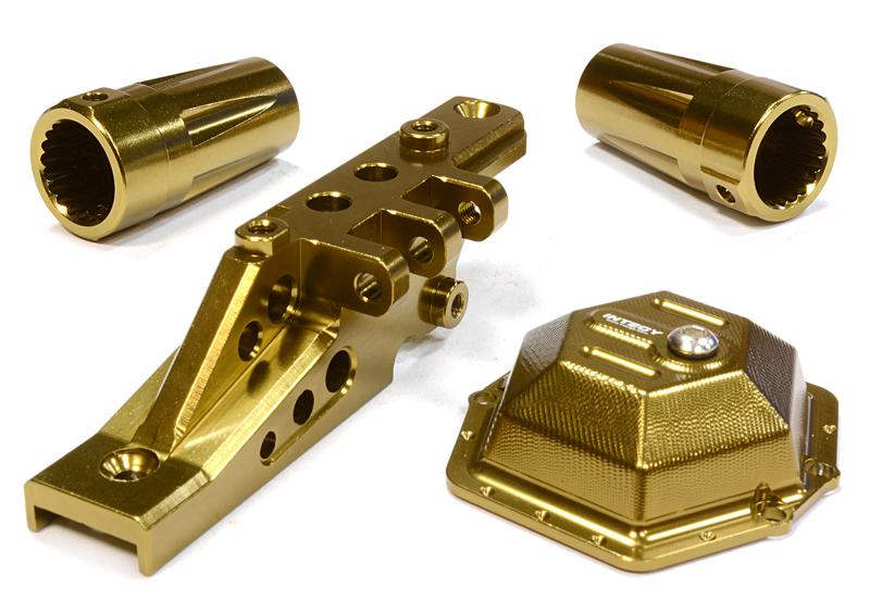 C26100BRONZE Billet Machined Stage 1 Hop-Up Set for Axial 1/10 Yeti Rock Racer - Image 1