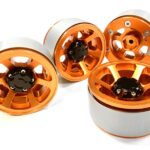 1.9 Size Billet Machined Alloy 6 Spoke Wheel(4) High Mass Type for Scale Crawler