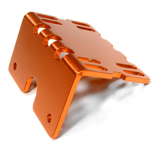 C26138ORANGE Billet Machined Side ESC Mount Plate for Axial 1/10 SCX-10 Crawler - Image 1