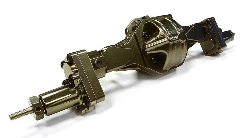 C26156GUN Complete T5 Hi-Lift Gearbox Rear Axle for SCX-10, Dingo, Honcho & Jeep - Image 1