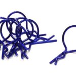 Anodized Color Bent-Up Body Clips (8) for 1/10 RC Cars & Trucks (LxW=26x16mm)