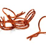 Anodized Color Bent-Up Body Clips (8) for 1/10 RC Cars & Trucks (LxW=26x16mm)