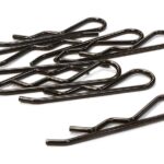 Anodized Color Bent-Up Body Clips (8) for 1/5 & 1/4 Size Vehicles(LxW=46x11mm)