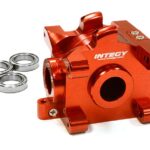 Red Billet Machined Gearbox for HPI 1/10 Scale E10 On-Road RC Car