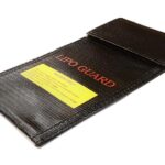 LiPo Guard X-Small Battery Bag for Charging and Storage - Black (100x200mm)
